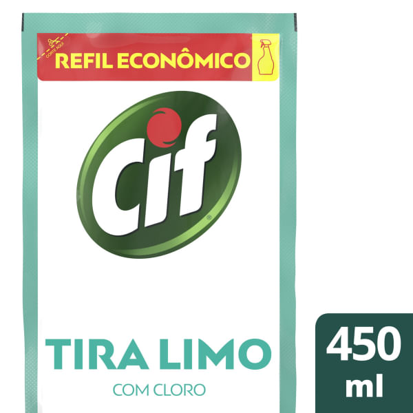 Tira Limo Cif Ultra Rápido com Cloro 450ml Tira Limo Cif Ultra Rápido com Cloro 450ml