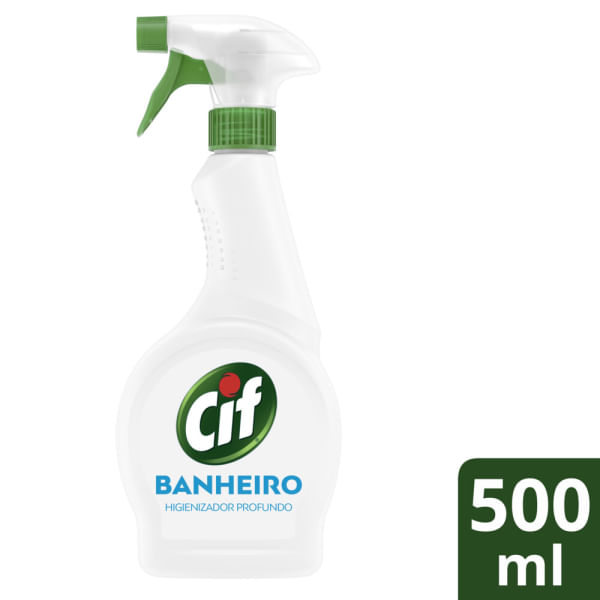 Limpador Cif Ultra Rápido Banheiro 500ml (Pulverizador) Limpador Cif Ultra Rápido Banheiro 500ml (Pulverizador)