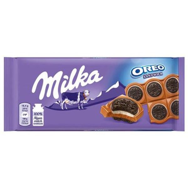 Tablete-de-Chocolate-Milka-Oreo-Sandwich-92g Tablete-de-Chocolate-Milka-Oreo-Sandwich-92g