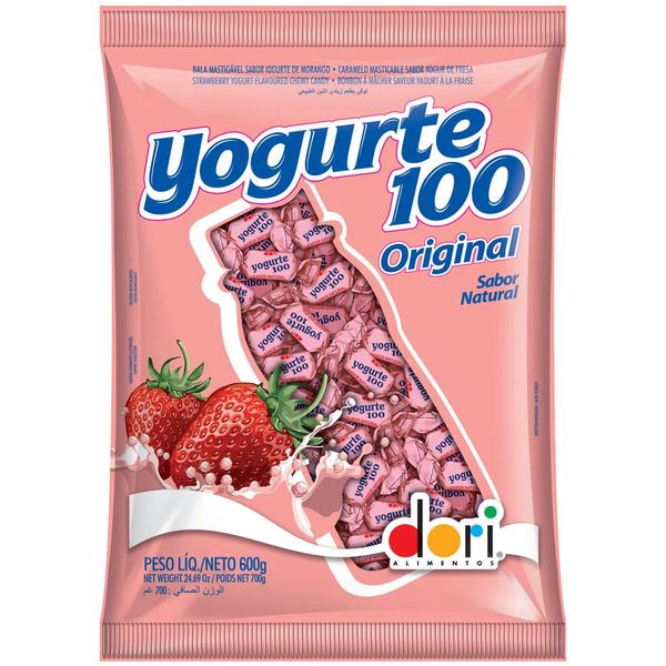 Bala-Dori-Yogurte-Morango-100g Bala-Dori-Yogurte-Morango-100g