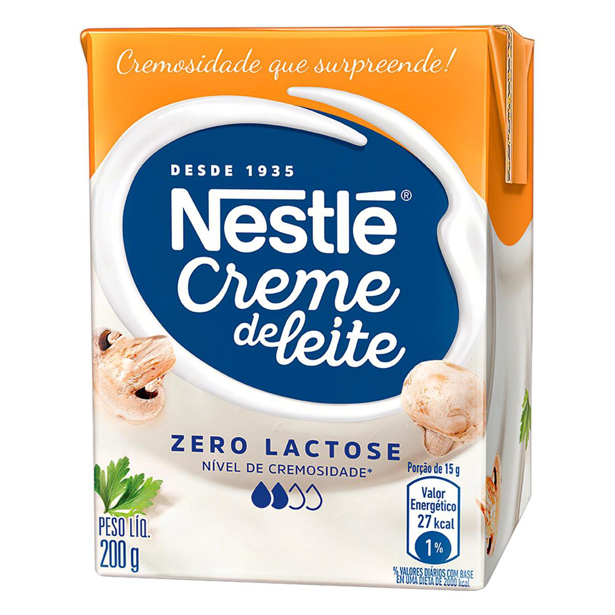 1.milk様①　オーダー Creme de Leite Nestlé Zero Lactose 200g (Tetra Pak) | Super Prix