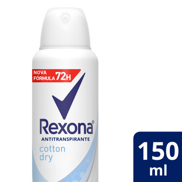 Desodorante Rexona Women Cotton Dry 150ml (aerosol) Desodorante Rexona Women Cotton Dry 150ml (aerosol)