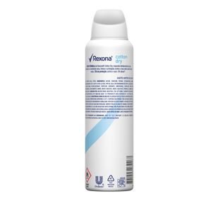 Desodorante Rexona Women Cotton Dry 150ml/90g (aerosol) - mobile-superprix