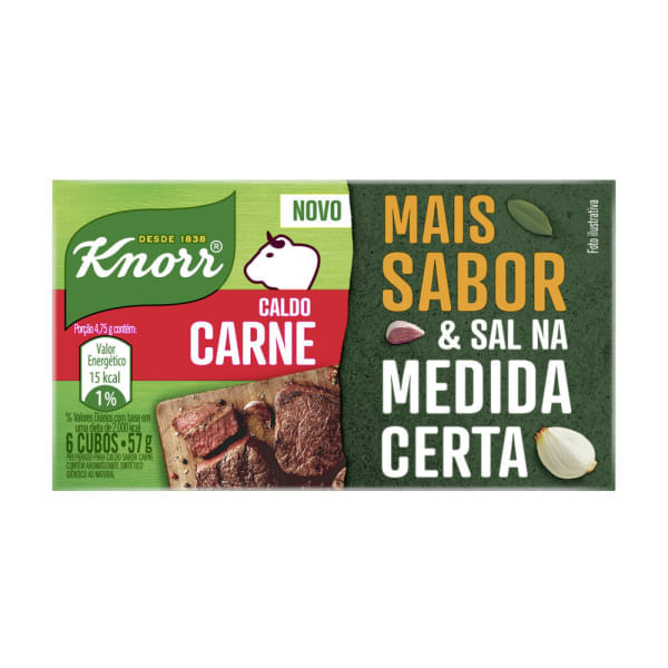Caldo Knorr Carne 57g Tablete Caldo Knorr Carne 57g Tablete