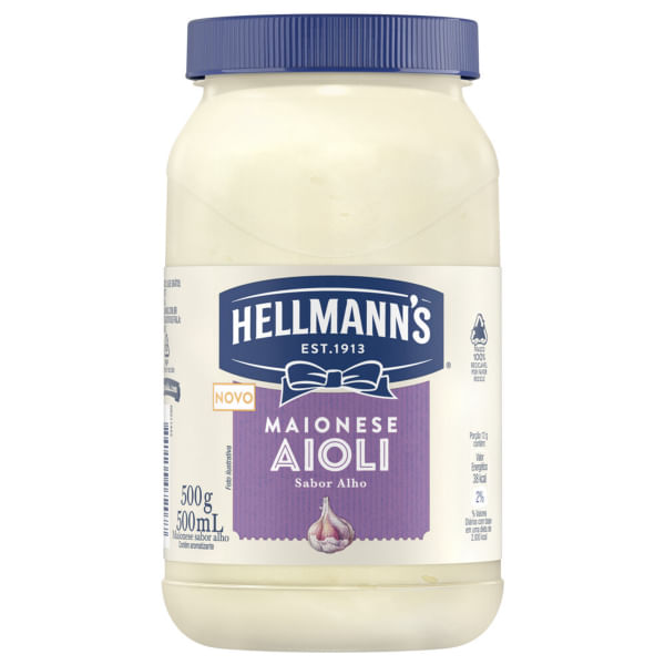 Maionese Hellmann´s Aioli 500g Maionese Hellmann´s Aioli 500g