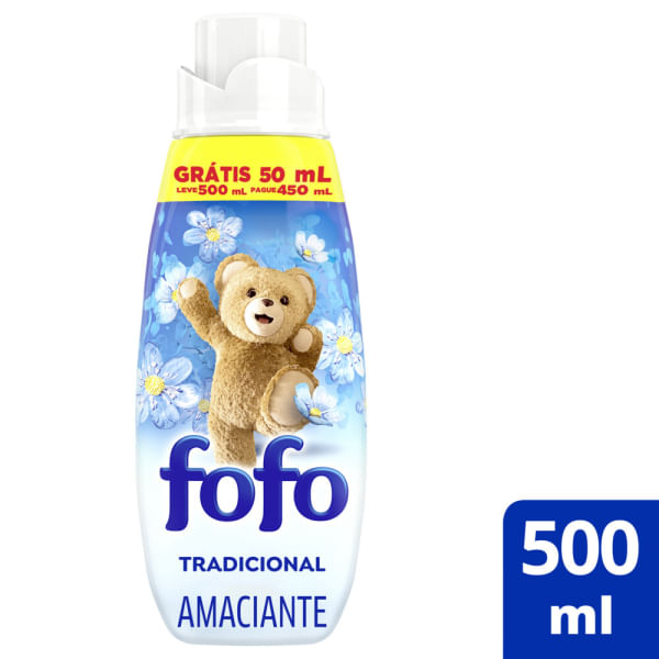 Amaciante de Roupas Fofo Concentrado Tradicional 500ml Amaciante de Roupas Fofo Concentrado Tradicional 500ml