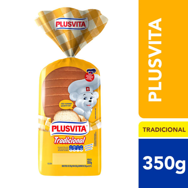 Pão de Forma Plus Vita Branco Mini 320g Pão de Forma Plus Vita Branco Mini 320g