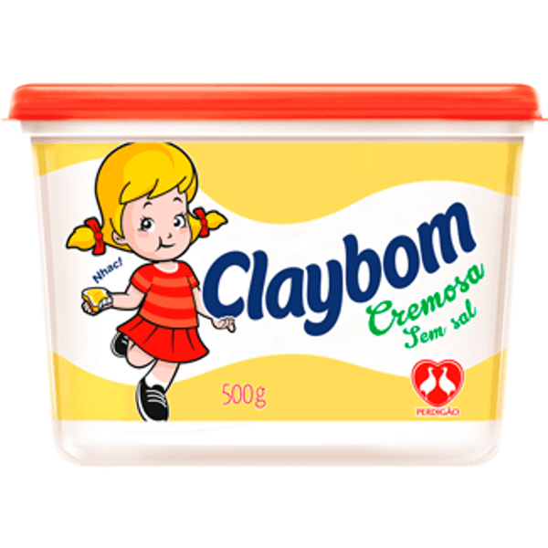 Margarina-Claybom-Cremosa-sem-Sal-500g Margarina-Claybom-Cremosa-sem-Sal-500g