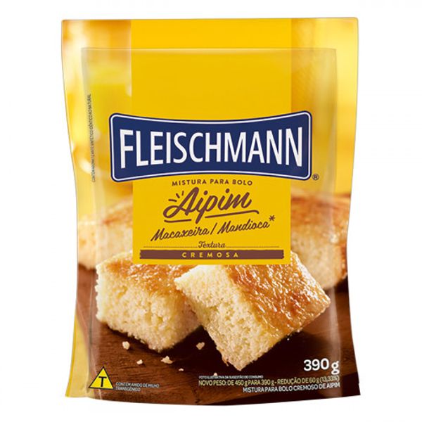 Mistura-para-Bolo-Fleischmann-Aipim-390g Mistura-para-Bolo-Fleischmann-Aipim-390g