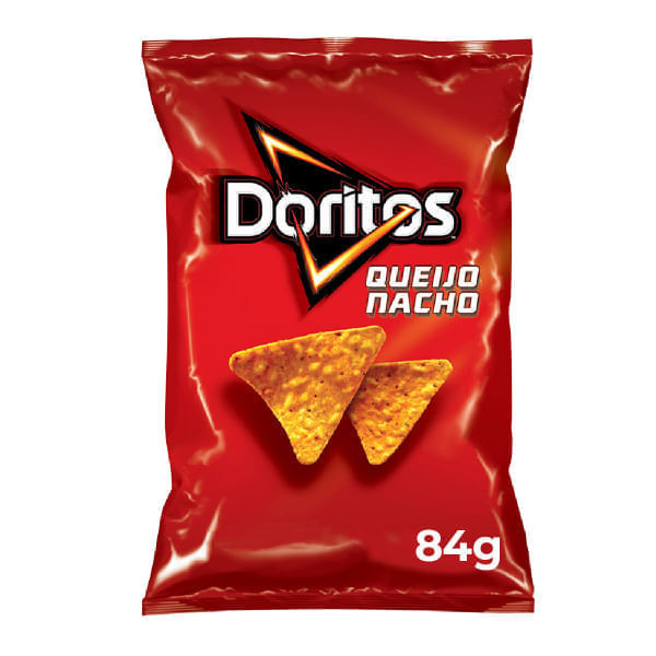 Salgadinho de Milho Doritos Queijo Nacho 84g Salgadinho de Milho Doritos Queijo Nacho 84g