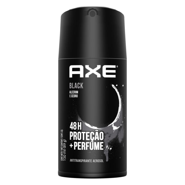 Desodorante Axe Seco Black 48h 150ml (aerosol) Desodorante Axe Seco Black 48h 150ml (aerosol)