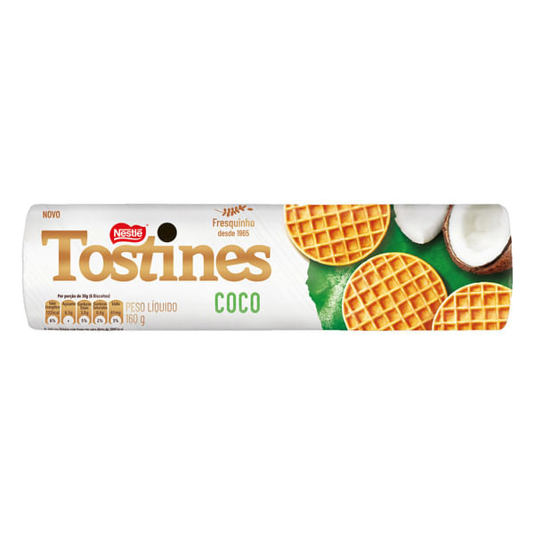 Biscoito-Nestle-Tostines-Coco-160g Biscoito-Nestle-Tostines-Coco-160g