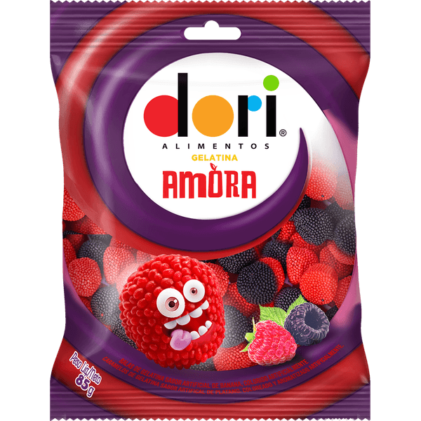 Bala-Dori-Gelatina-Amora-85g Bala-Dori-Gelatina-Amora-85g