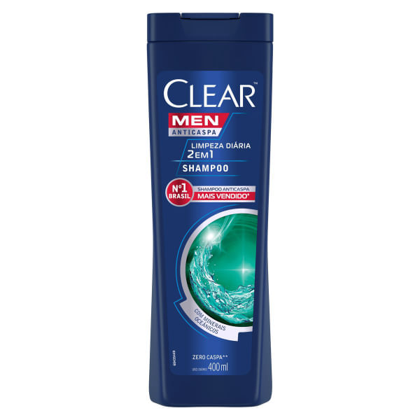 Shampoo Clear Limpeza Diária 400ml Shampoo Clear Limpeza Diária 400ml