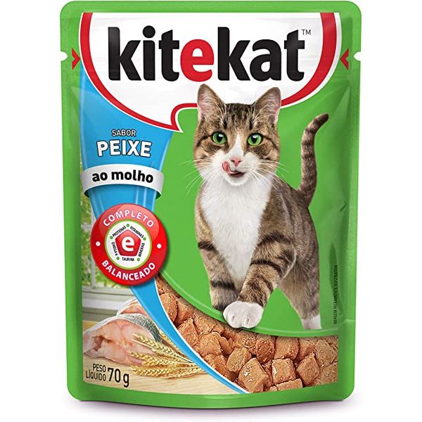 Racao-Kitekat-Adulto-Peixe-70g-Sache Racao-Kitekat-Adulto-Peixe-70g-Sache