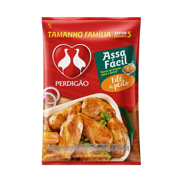 File-de-Peito-de-Frango-Perdigao-Assa-Facil-1kg File-de-Peito-de-Frango-Perdigao-Assa-Facil-1kg