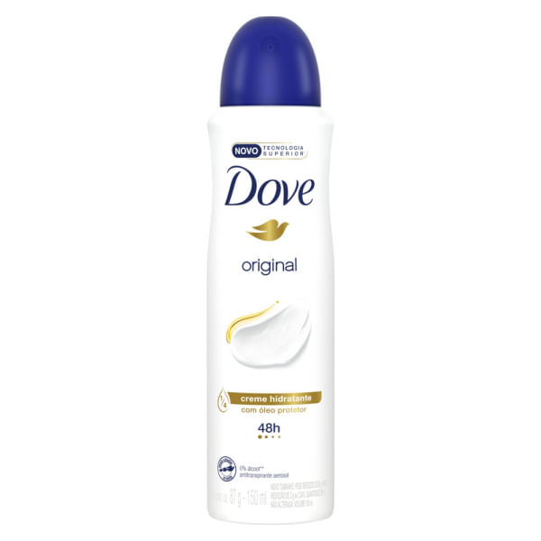 Desodorante Antitranspirante Dove Original 150ml (Aerosol) Desodorante Antitranspirante Dove Original 150ml (Aerosol)