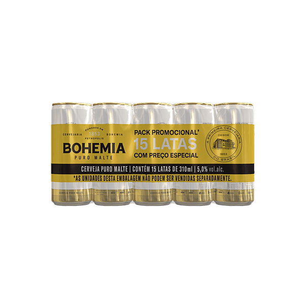 Cerveja-Bohemia-310ml-Lata-Pack-com-15-unidades Cerveja-Bohemia-310ml-Lata-Pack-com-15-unidades