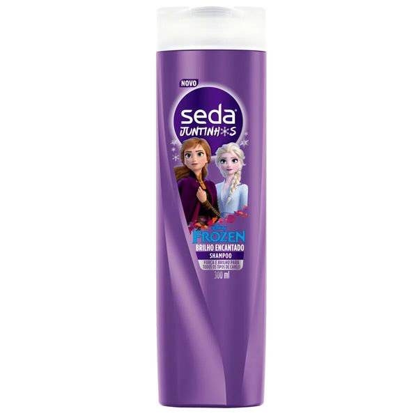 Shampoo-Seda-Juntinhos-Frozen-Brilho-Encantado-300ml Shampoo-Seda-Juntinhos-Frozen-Brilho-Encantado-300ml