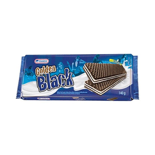 Biscoito-Panco-Wafer-Golden-Black-Baunilha-140g Biscoito-Panco-Wafer-Golden-Black-Baunilha-140g