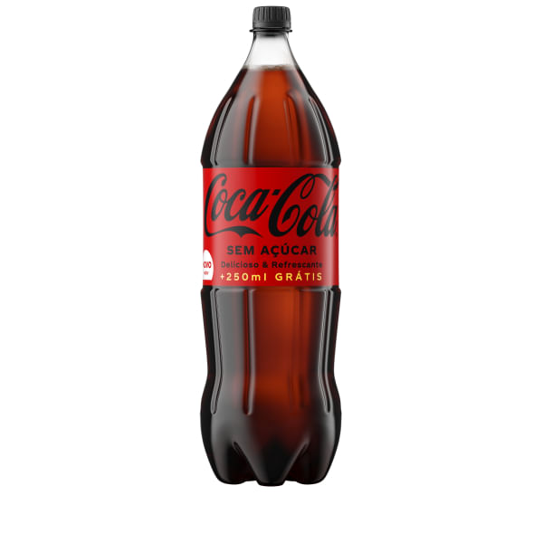 Refrigerante Coca-Cola Sem Açucar 2l Grátis 250ml