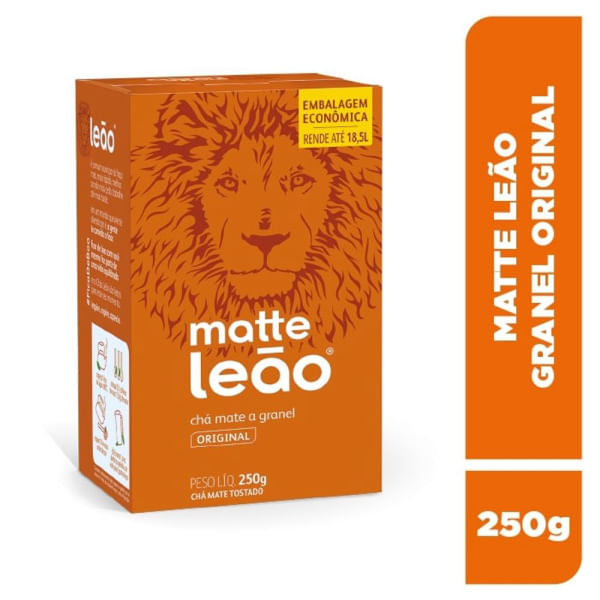 Chá Mate Tostado Matte Leão Natural 250g