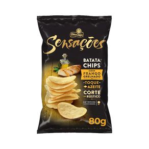 Batata Frita Lisa Frango Grelhado Elma Chips Pacote 80G