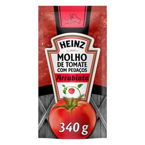 Molho de Tomate Heinz Arrabiata com Pimentas Selecionadas 340g