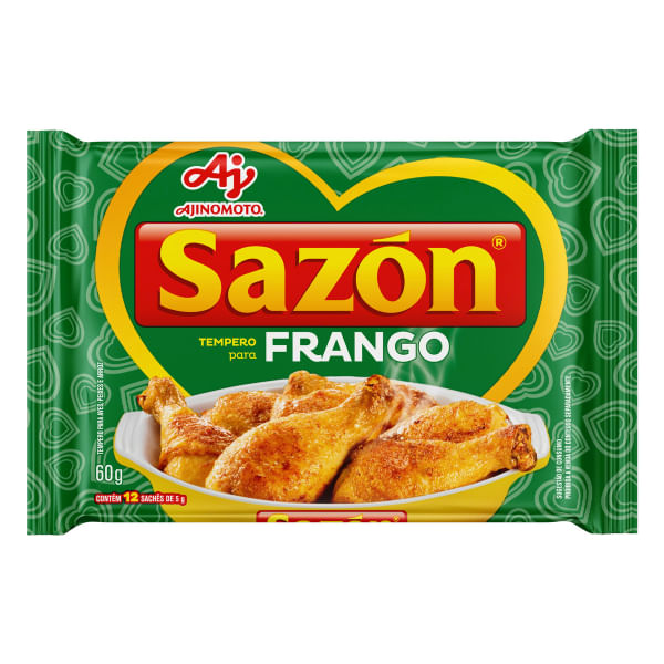 Tempero Sazon Ave e Peixe Verde 60g Tempero Sazon Ave e Peixe Verde 60g