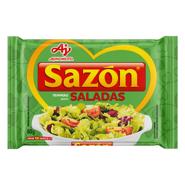 Tempero Sazón Saladas 60g (12x5g)