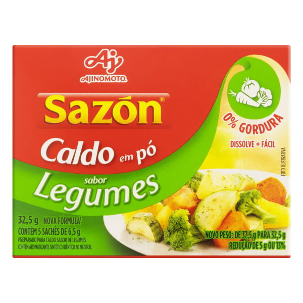 Caldo Sazón Legumes 32,5g