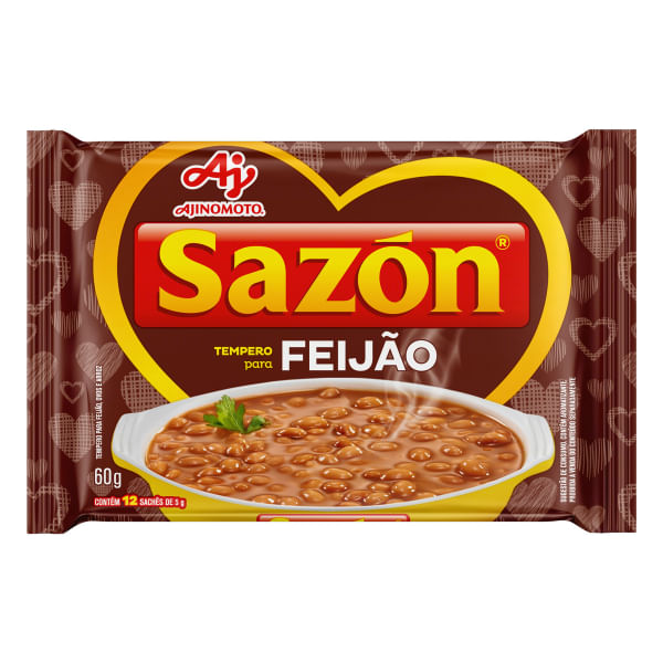Tempero Sazon Feijão Marron 60g Tempero Sazon Feijão Marron 60g