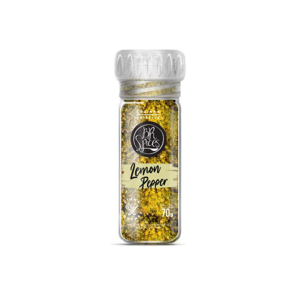 Tempero Br SPices Lemon Pepper 70g Moedor Tempero Br SPices Lemon Pepper 70g Moedor