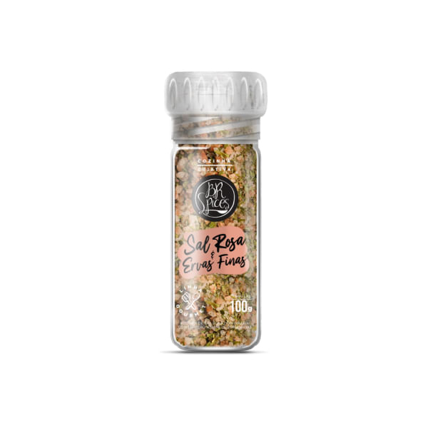 Moedor Br Spices Sal Rosa Ervas Finas 100g Moedor Br Spices Sal Rosa Ervas Finas 100g