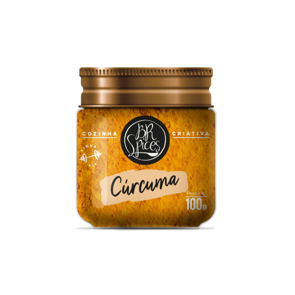 Tempero Br Spices Curcuma Pura 100g Pote Tempero Br Spices Curcuma Pura 100g Pote