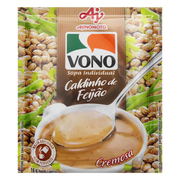 Sopa Vono Caldinho de Feijão 18g Sopa Vono Caldinho de Feijão 18g