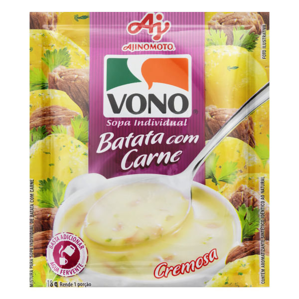 Sopa Vono Batata com Carne 18g Sopa Vono Batata com Carne 18g