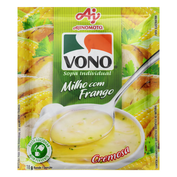 Sopa Vono Milho com Frango 18g Sopa Vono Milho com Frango 18g
