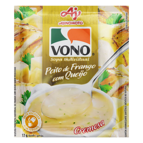 Sopa Vono Peito de Frango com Queijo 17g Sopa Vono Peito de Frango com Queijo 17g