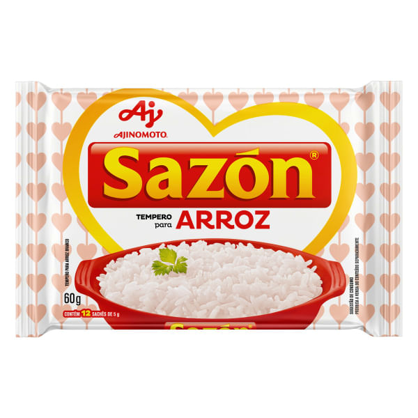 Tempero Sazon Branco 60g Tempero Sazon Branco 60g