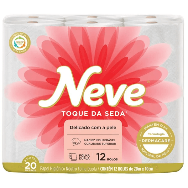 PAPEL-HIG-NEVE-FD-TOQUE-DE-SEDA-20M-12UN PAPEL-HIG-NEVE-FD-TOQUE-DE-SEDA-20M-12UN