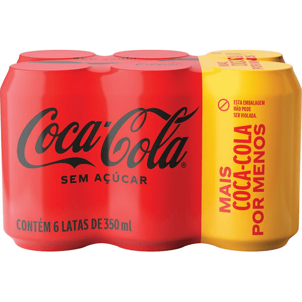 Refrigerante-Coca-Cola-s--Acucar-350ml-sixpack Refrigerante-Coca-Cola-s--Acucar-350ml-sixpack