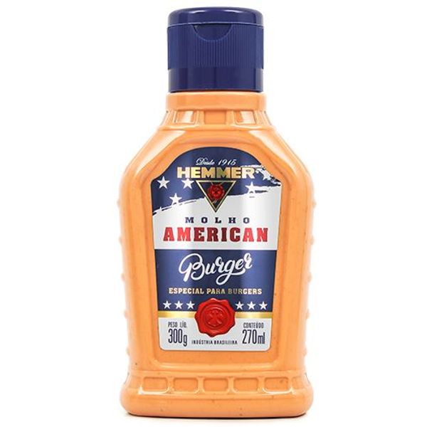 Molho-Hemmer-American-Burguer-300G Molho-Hemmer-American-Burguer-300G