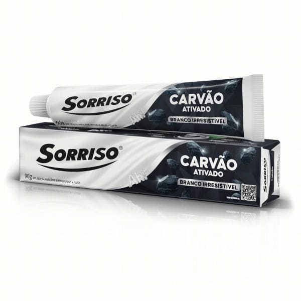 Creme-Dental-Sorriso-Carvao-90g Creme-Dental-Sorriso-Carvao-90g