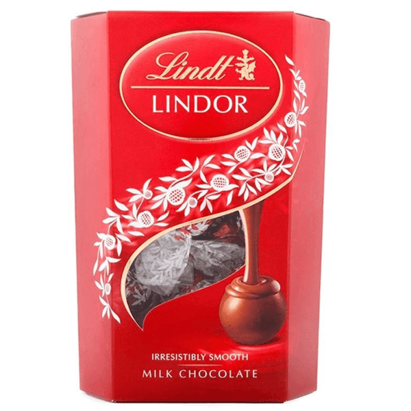 Bombom-Lindt-Lindor-Cornet-aol-Leite-37g Bombom-Lindt-Lindor-Cornet-aol-Leite-37g