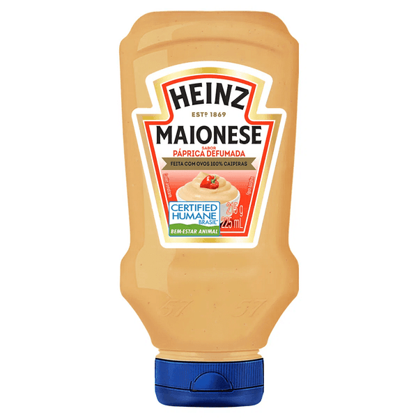 Maionese-Heinz-Paprica-Defumada-215g Maionese-Heinz-Paprica-Defumada-215g