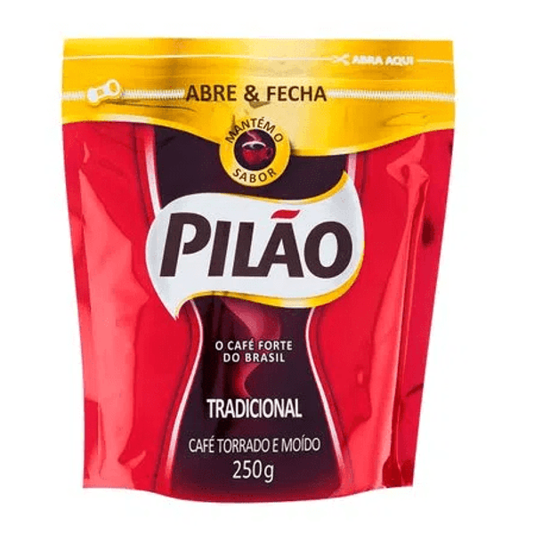 Cafe-Torrado-e-Moido-Pilao-Tradicional-250g-Doy-Bag Cafe-Torrado-e-Moido-Pilao-Tradicional-250g-Doy-Bag