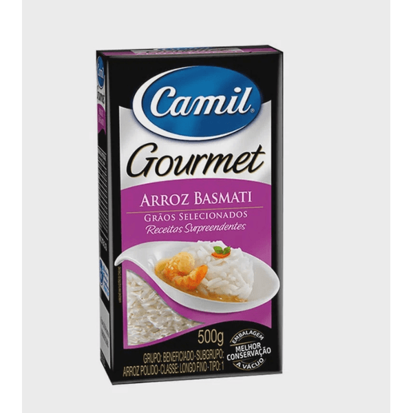 Arroz-Camil-Basmati-Gourmet-500g Arroz-Camil-Basmati-Gourmet-500g