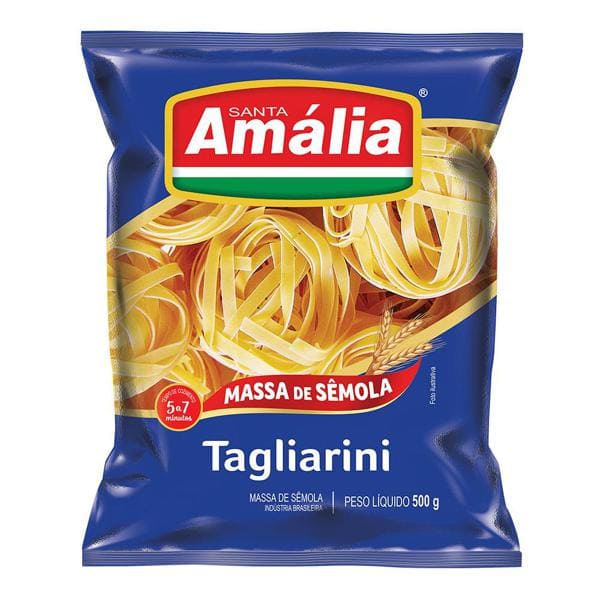 Massa-Santa-Amalia-Tagliarini-Semolina-500g Massa-Santa-Amalia-Tagliarini-Semolina-500g