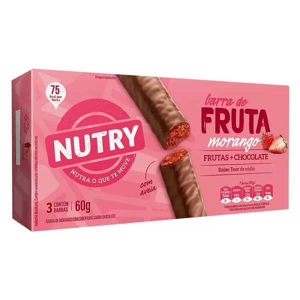 Barra-de-Fruta-Nutry-Morango-coberta-com-Chocolate-60g--3x20g- Barra-de-Fruta-Nutry-Morango-coberta-com-Chocolate-60g--3x20g-